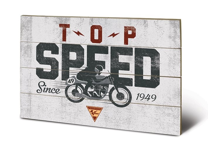 Bild auf Holz MOTO GP - top speed
