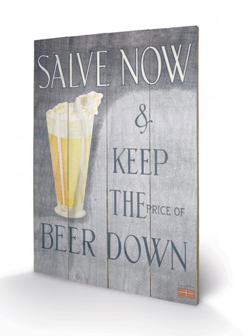 Poster su legno IWM - salve now