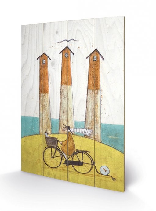 Poster su legno Sam Toft - The Square, The Round and The Arched