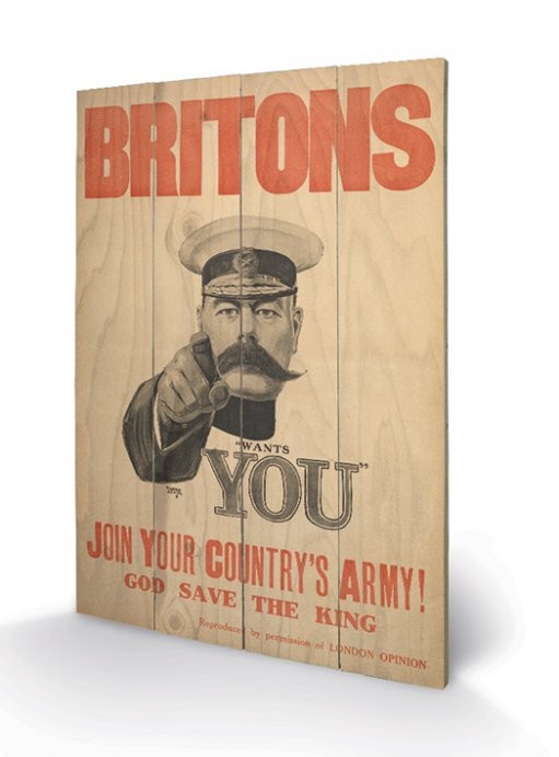 Poster su legno IWM - britons