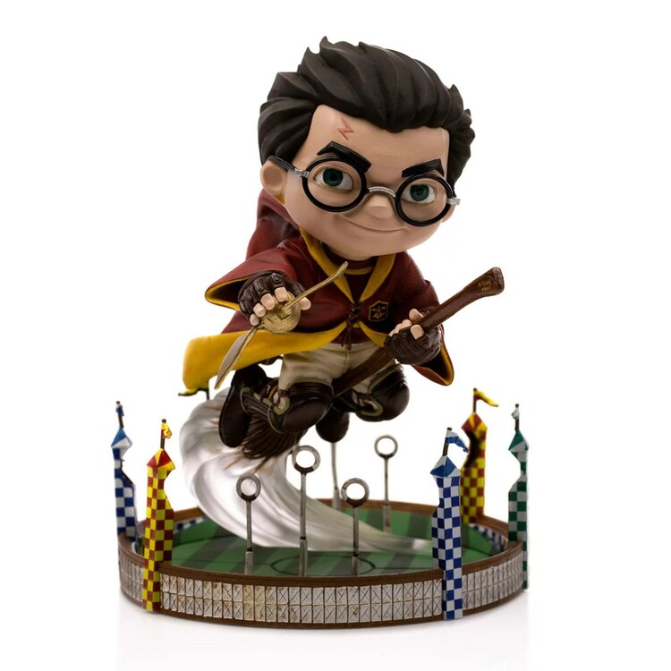 Levně Figurka Iron Studio MiniCo - Harry Potter - At Quidditch Match, 8 cm