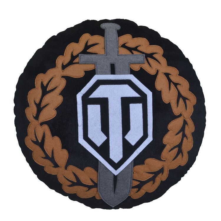 Levně Polštářek World of Tanks - Logo, 37 cm