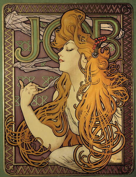 Obrazová reprodukce JOB, Mucha, Alphonse Marie, 30x40 cm