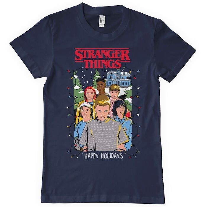 Tričko Stranger Things - Happy Holidays