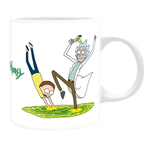 Koffie mok Rick and Morty - Portal 2