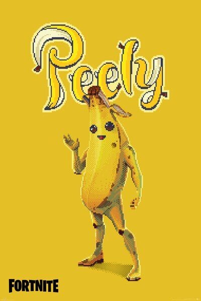 Plagát Fortnite - Pixel Peely