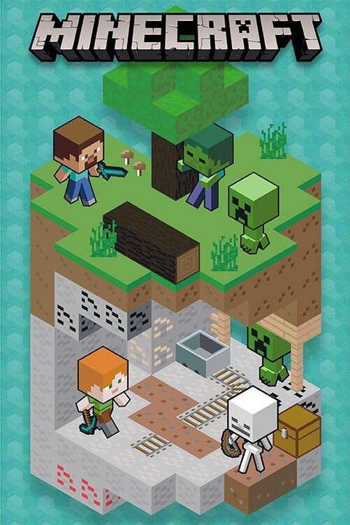 Poster Minecraft - Into the Mine