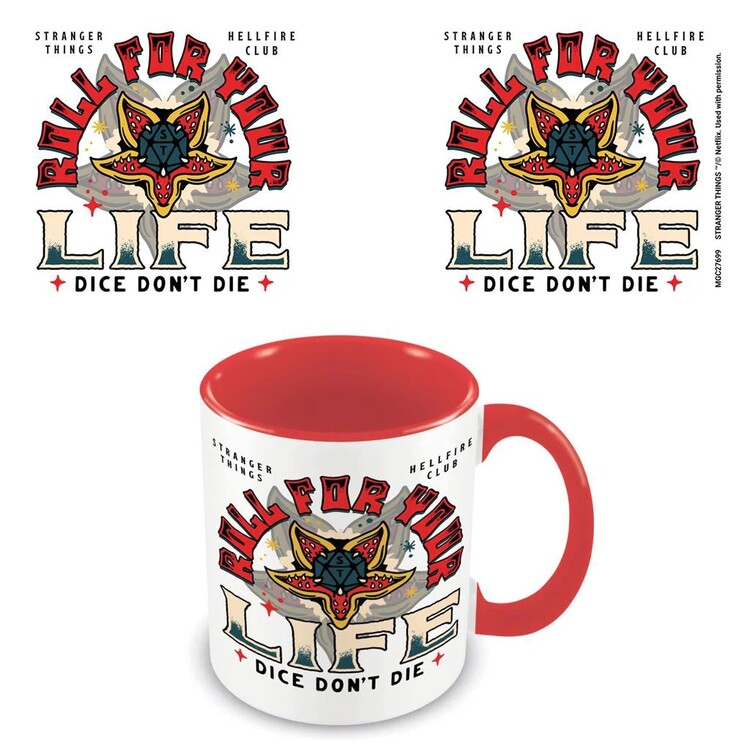 Koffie mok Stranger Things 4 - Roll For Your Life