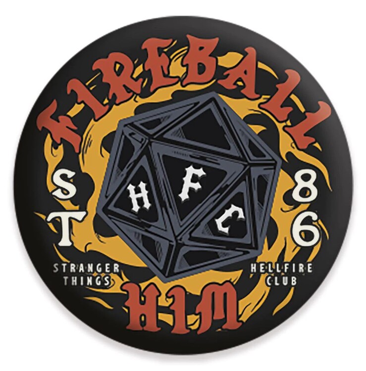 Anstecker Stranger Things 4 - Fireball Him