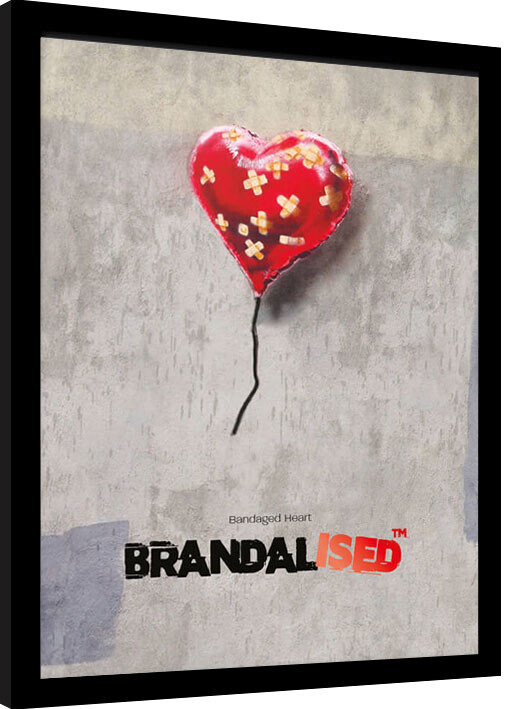 Ingelijste poster Brandalised - Bandaged Heart