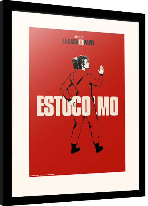 Gerahmte Poster La Casa De Papel - Estocolmo