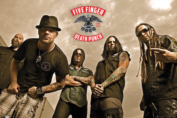 Poster Five finger death punch - band