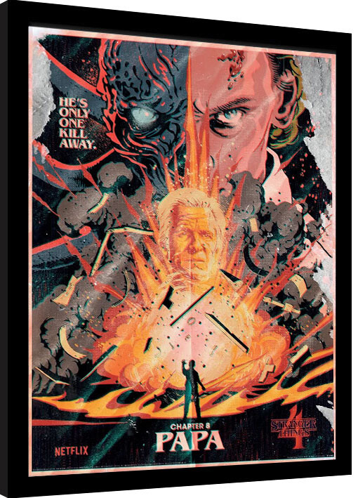 Ingelijste poster Stranger Things 4 - Papa
