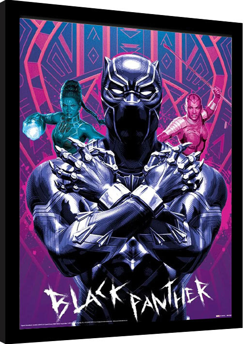 Gerahmte Poster Black Panther - Wakanda Forever