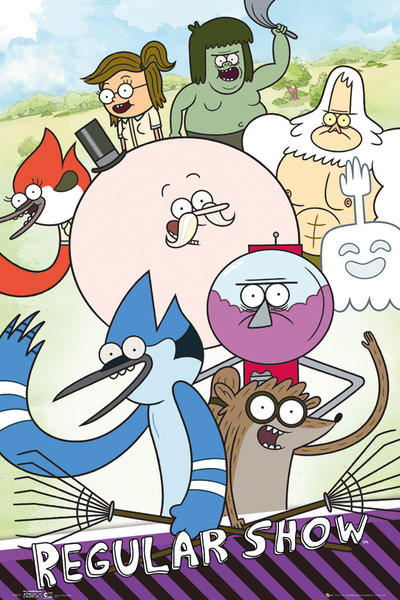 Plakát REGULAR SHOW - cast