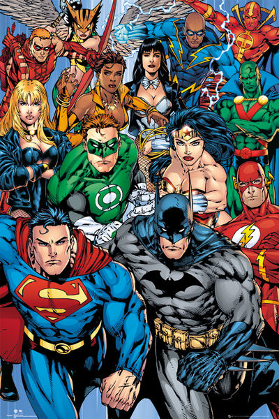 Plakát DC COMICS - collage