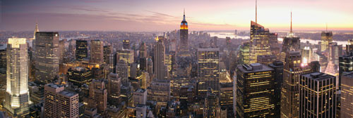 Poster New York city - lights