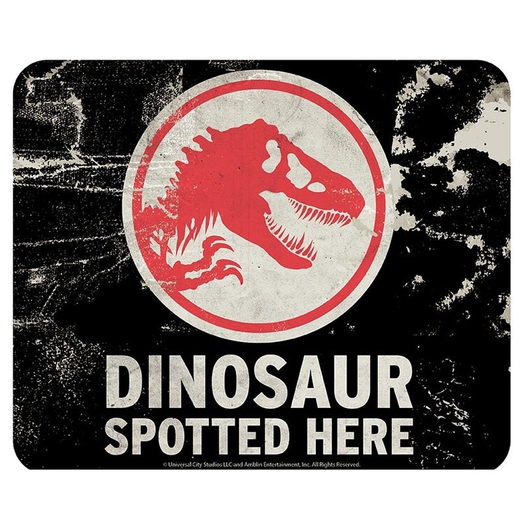 Mousepad  Jurassic World - Caution Dinossaur