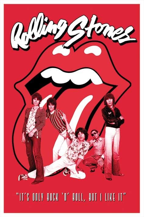 Poster Rolling Stones - it's only Rock n roll | Wall Art | 3