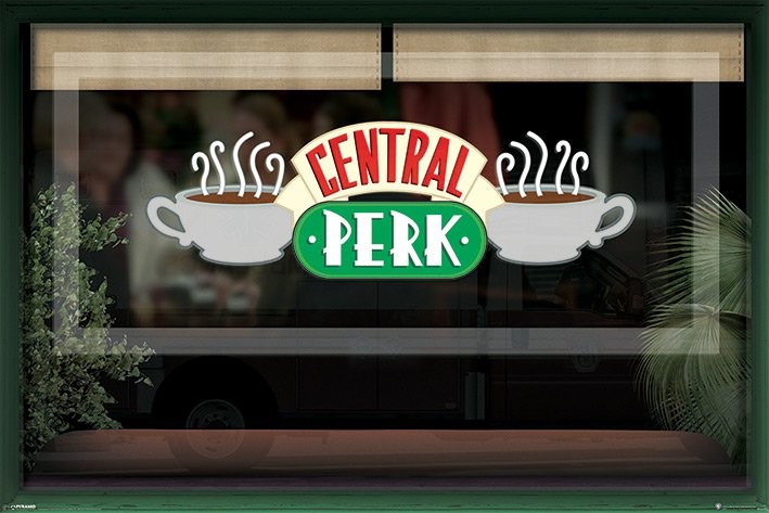 Poster FRIENDS - central perk window