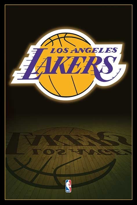 Poster NBA los angeles lakers logo Wall Art 3+1 FREE UKposters - Main Image