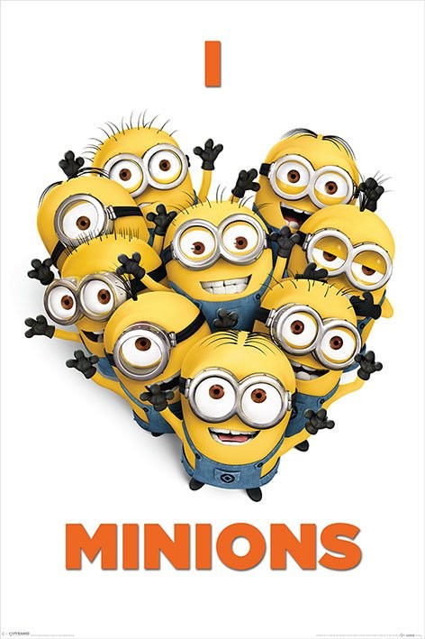 Poster DESPICABLE ME 2 - i love minions