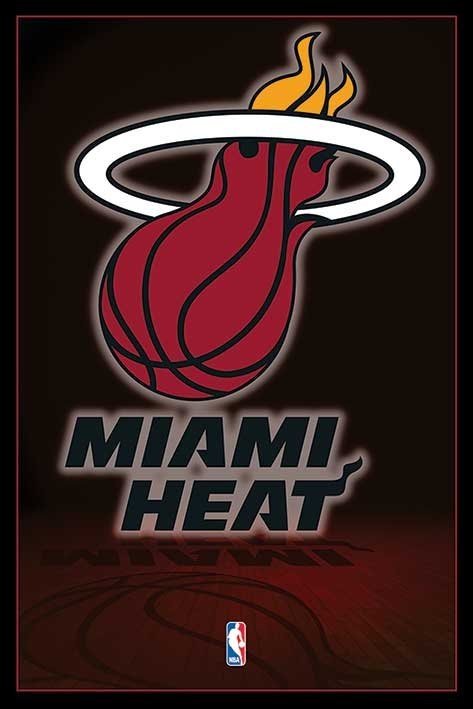 Plakát NBA - miami heat logo