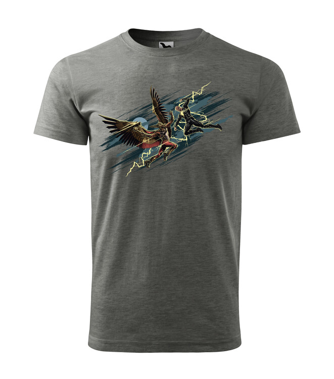 T-Shirt Black Adam vs. Hawkman