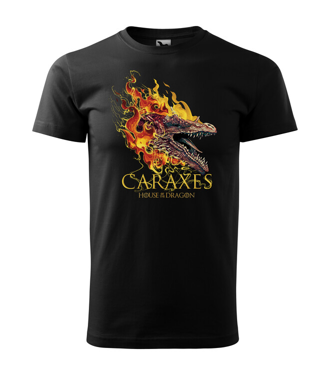 Tričko House of the Dragon - Caraxes, Pánské, Regular, XXL