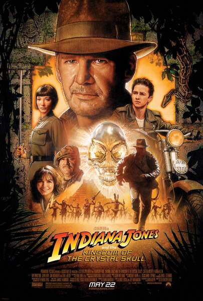 Fotografie Indiana Jones and the Kingdom of the Crystall Skull, 26.7x40 cm