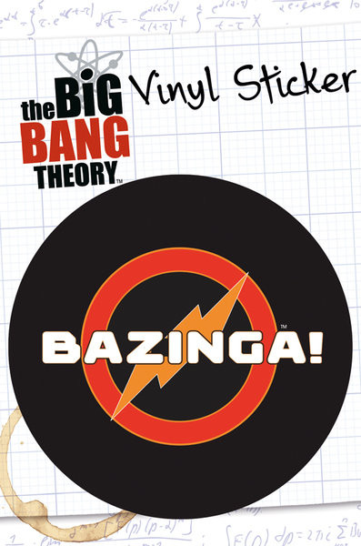 Samolepky BIG BANG THEORY – bazinga