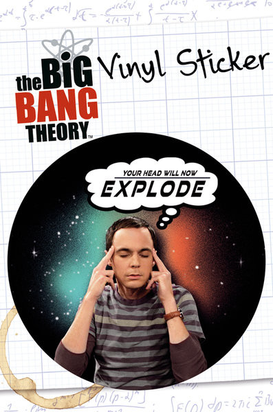 Stickers BIG BANG THEORY - explode