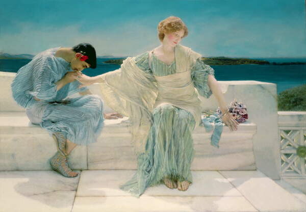 Obrazová reprodukce Ask me no more, 1906, Alma-Tadema, Lawrence, 40 × 26.7 cm