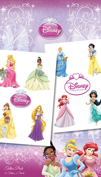 Tatovering DISNEY PRINSESSER - princesses
