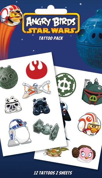Tattoo ANGRY BIRDS STAR WARS - swoosh