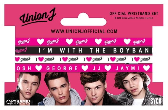 Náramek UNION J - set of 4