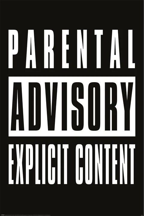 Poster Parental Advisory - Explicit Content