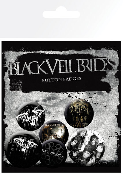 Ansteckerset BLACK VEIL BRIDES