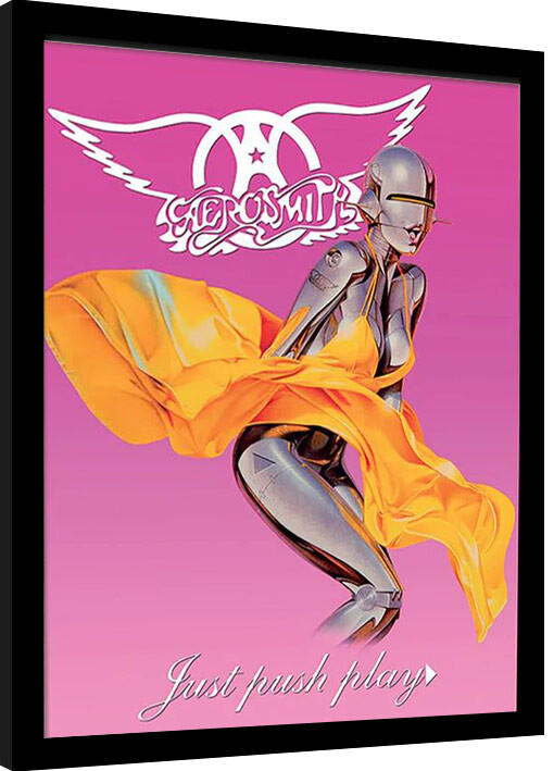 Keretezett poszter Aerosmith - Just Push Play