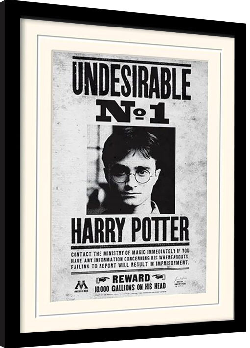 Gerahmte Poster Harry Potter - Undersirable No1