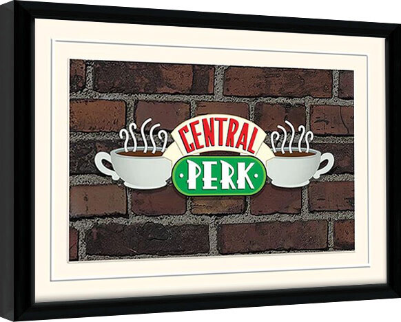 Oprawiony plakat Friends - Central Perk Sign