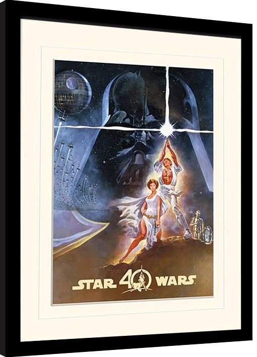 Poster incorniciato Star Wars 40th Anniversary - New Hope Art