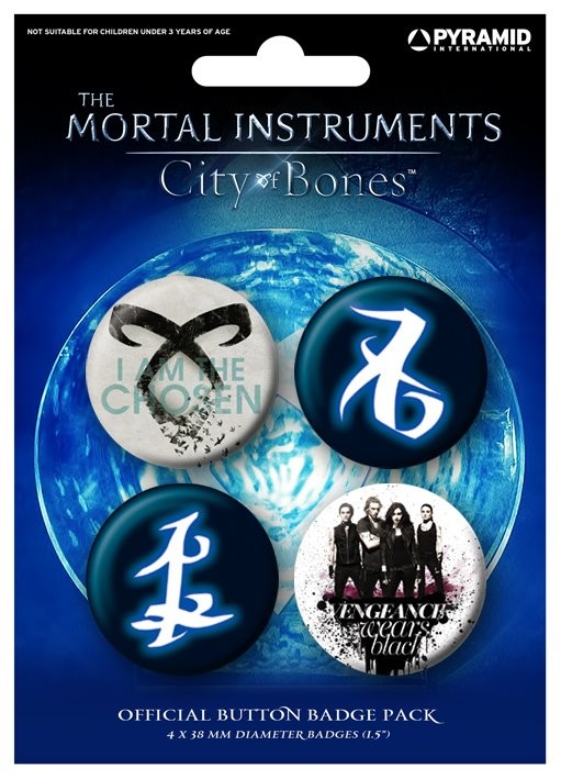 Ansteckerset MORTAL INSTRUMENTS CITY