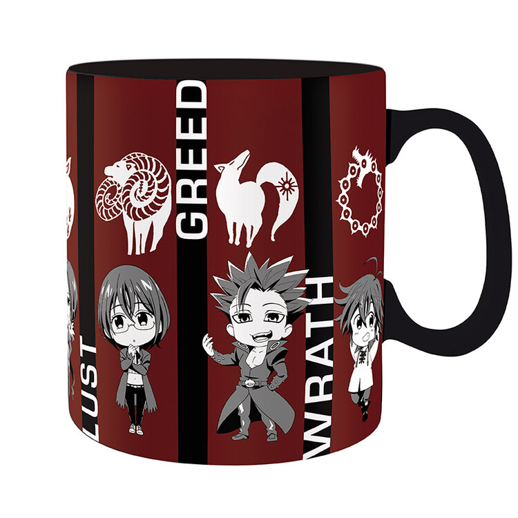 Hrnek The Seven Deadly Sins - Chibi Sins, 0,46 l