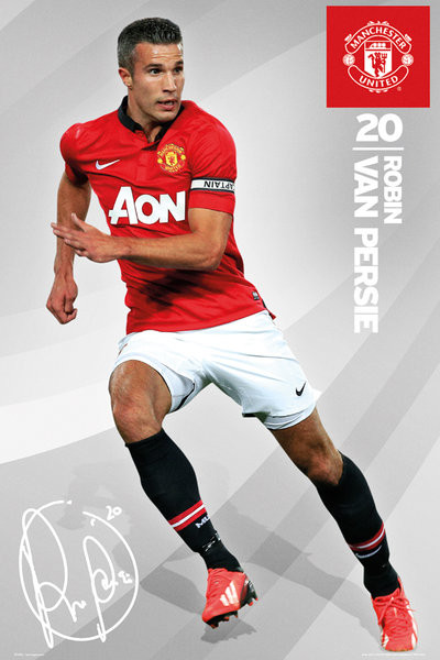 Poster Manchester United - van persie 13/14