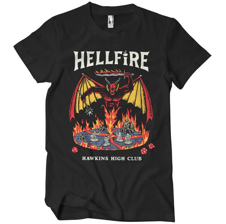 T-Shirt Stranger Things - Hellfire Hawkins High Club