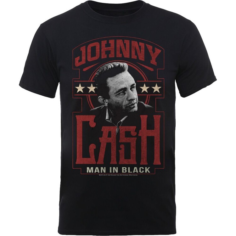 Tričko Johnny Cash - Man in Black, M