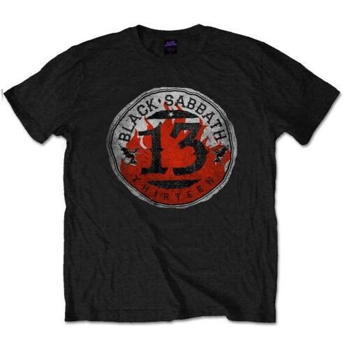 T-Shirt Black Sabbath - 13 Flame Circle