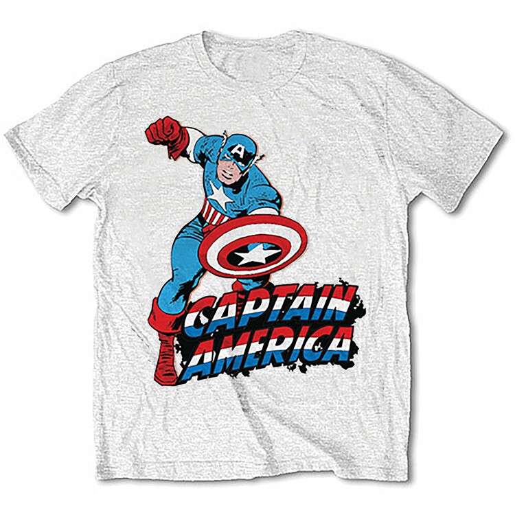 T-Shirt Marvel - Simple Captain America