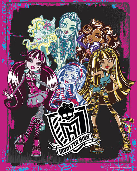 Poster MONSTER HIGH - group